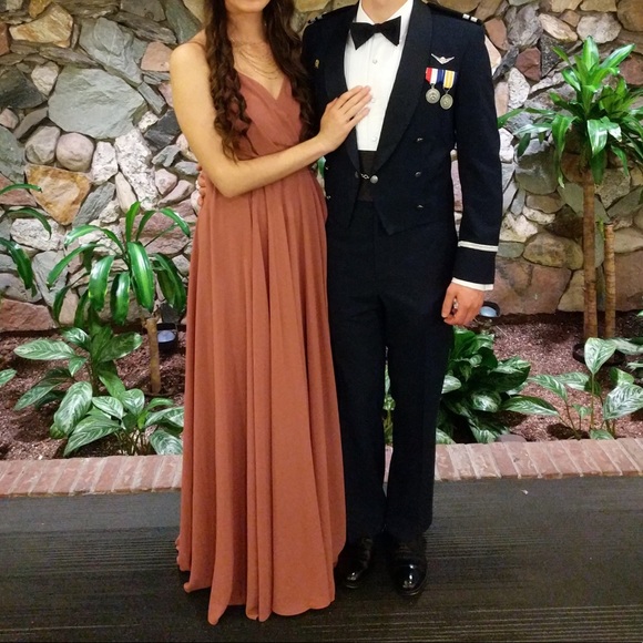 Lulu’s All About Love Rusty Rose Maxi Dress - Picture 4 of 16